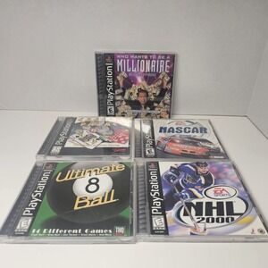 PS1 Game Lot 5 Games‎ Complete Tested